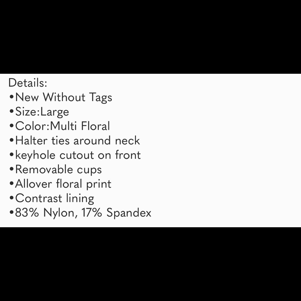 NWT Vera Bradley Sea & Tea Santiago‎ Halter Top - Picture 4 of 11